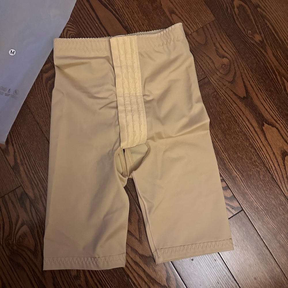 Women Tan Shapeware open crotch